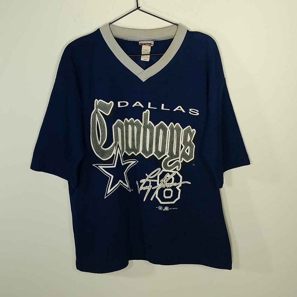 Vintage 1998 Dallas Cowboys Troy Aikman QB Club Jersey Sz.L